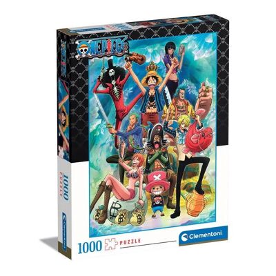 Clementoni 39725 - Puzzle 1000 pièces - Collection Animé - One Piece