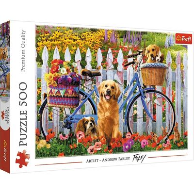 Aventura de cachorros - Puzzle de 500 piezas
