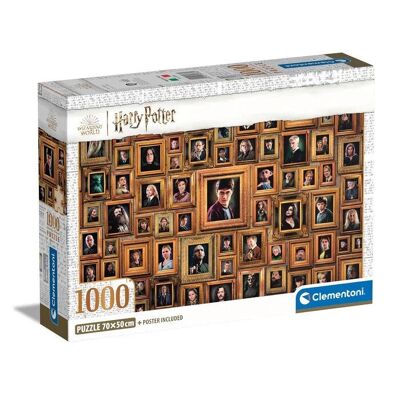 Clementoni 39786 - Puzzle 1000 pièces - Impossible Harry Potter Compact - Harry Potter