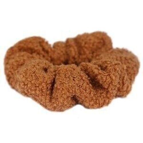 Scrunchie teddy brown