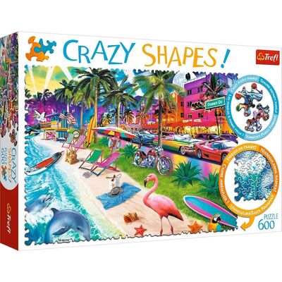 Miami Beach, États-Unis - Puzzle Crazy Shapes 600