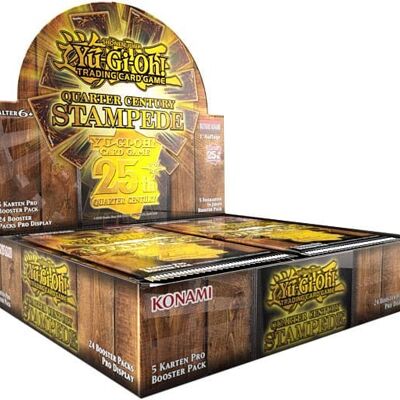 Yu-Gi-Oh!Quart de siècle Stampede - Présentoir Booster DE 24