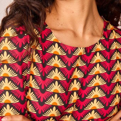 Chemise triangle rouge Encina