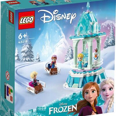 LEGO® 43218 - Carrusel mágico de Anna y Elsa de Disney (175 piezas)