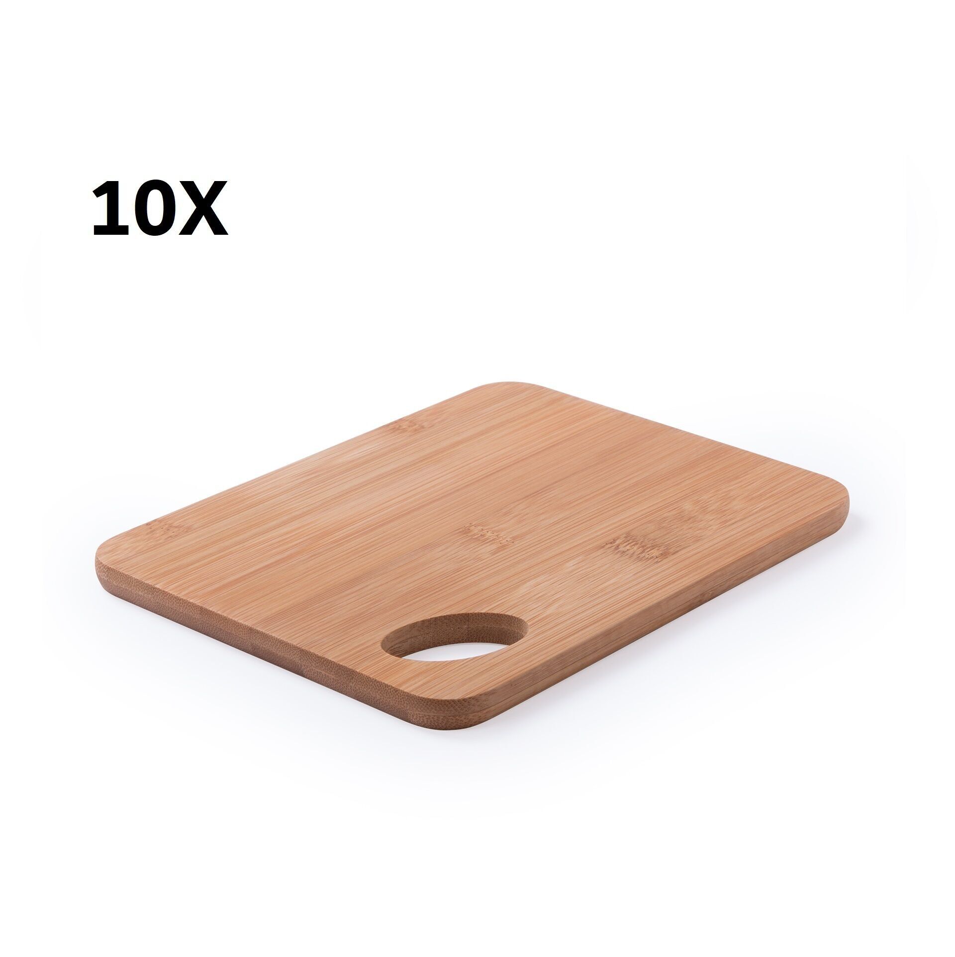 10 X TAVOLE IN LEGNO DI BAMBÙ, CON FINITURA MORBIDA E RESISTENTE. CON FUSTELLATURA PER UNA FACILE MANEGGEVOLEZZA. 15.3 X 20 X 1 CM | 200 GR.