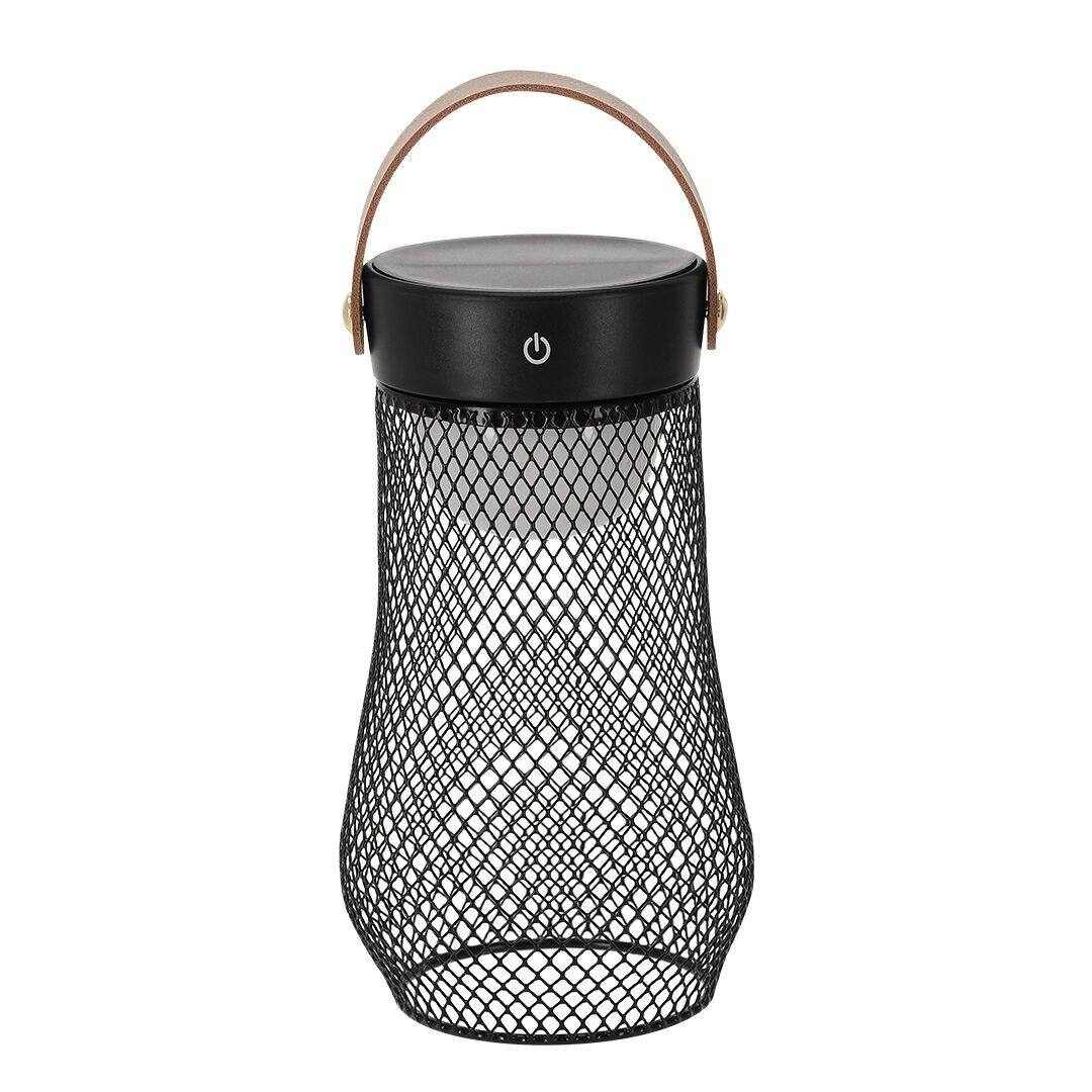 LAMPADA DI DESIGN IN METALLO NERO - 3 MODALITÀ DI LUCE (BIANCO, NEUTRO E CALDO). DOTATO DI 24 LED.