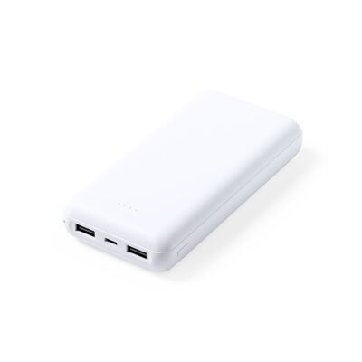 BATTERIE AUXILIAIRE EXTERNE BLANCHE À HAUTE CAPACITÉ DE CHARGE - 20 000 MAH