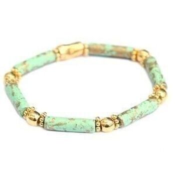 Bracelet Toscane menthe or 3