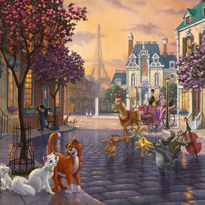Disney, Les Aristochats - Puzzle 1000 pièces (Thomas Kinkade)