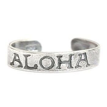 Bague d'orteil Aloha (argent véritable) 4