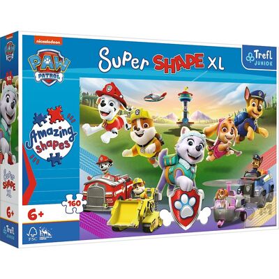 Patrulla Canina - Puzzle Junior Super Shape XL 160 piezas