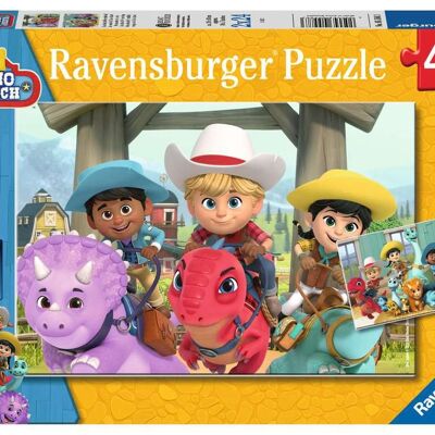 Dino Ranch Friendship - Puzzle 2 x 24 pièces