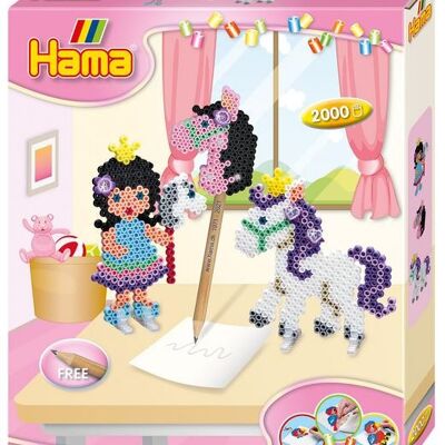 Hama 3252 - Paquete de regalo de ponis divertidos