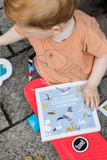 Livre pour enfants «Het vrolijke Stadsdieren Flapjesboek» (Nederlands) 18