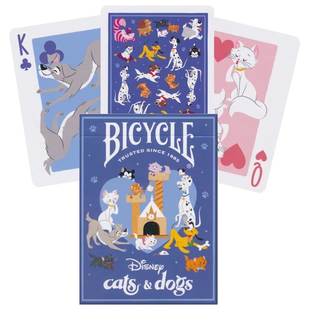 Carte da gioco Disney Cats and Dogs Bicycle