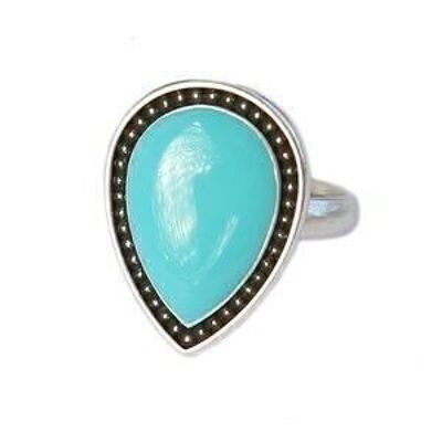 Bague Versailles turquoise argent