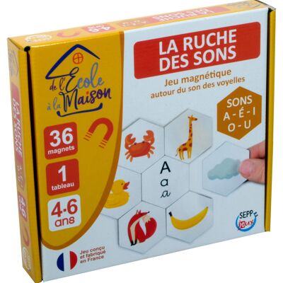 Jeu magnétique et éducatif fabriqué en France - La Ruche des Sons (4-6 ans)