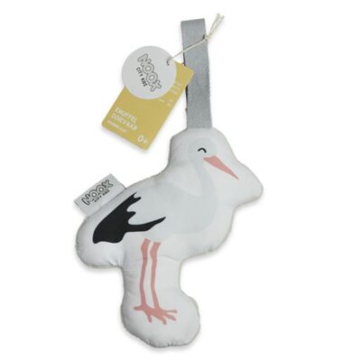 Cigogne en peluche