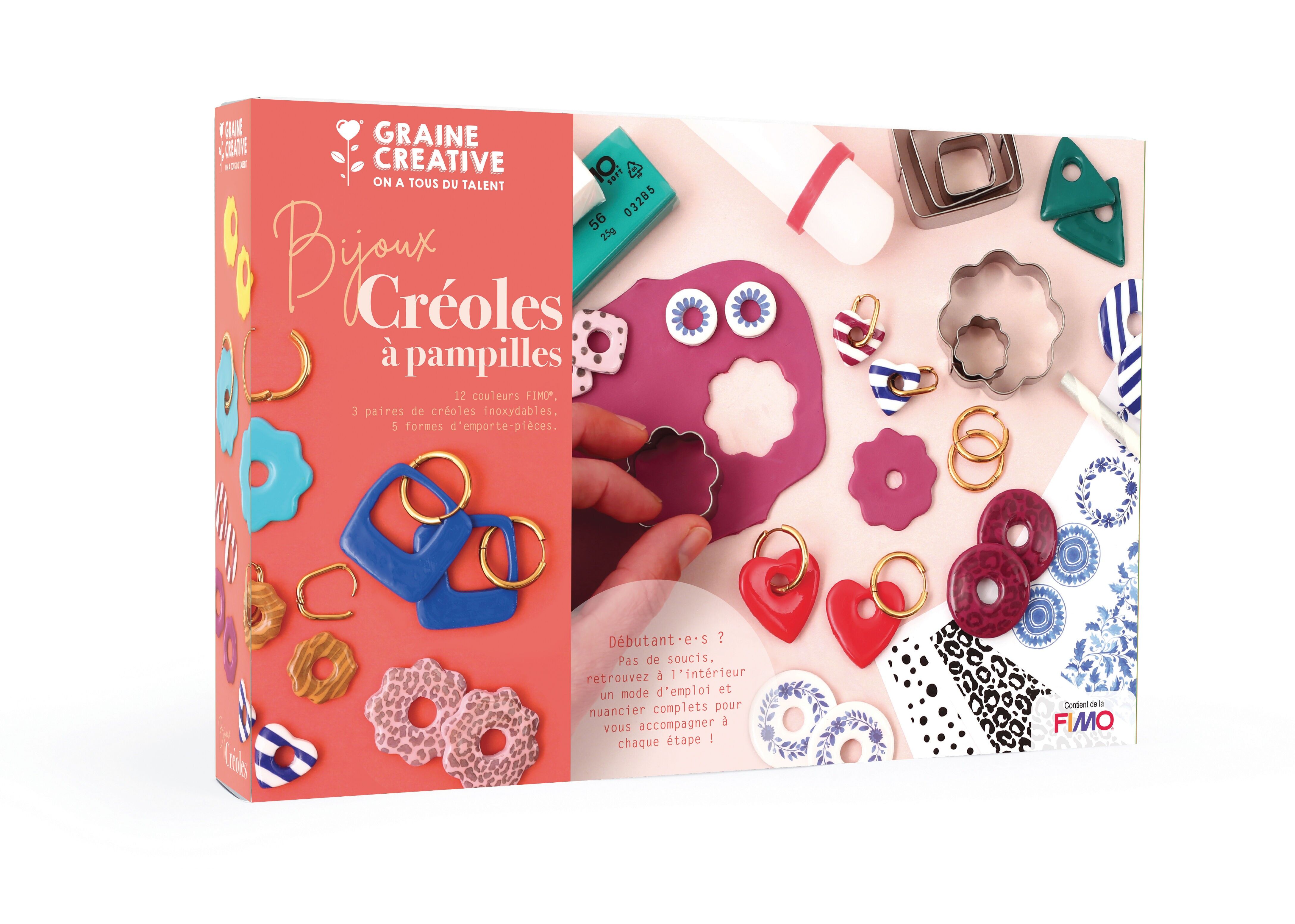 COFFRET BIJOUX FIMO PAMPILLES INTERCHANGEABLES