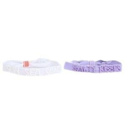 Sun sea sand & salty kisses set van 2 armbandjes