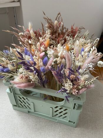 mini bouquets de fleurs séchées colorés 4