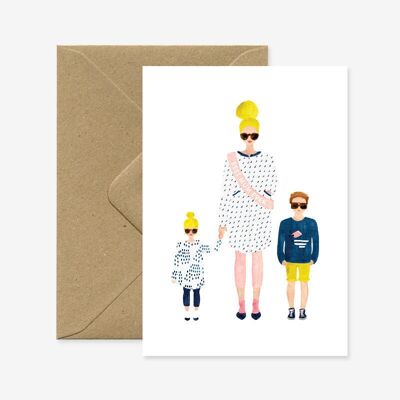 Best Mum Ever - Greeting card
