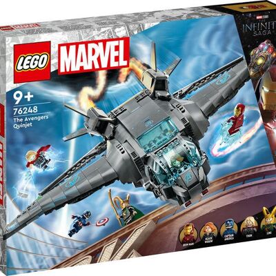 LEGO® 76248 - Marvel Super Heroes Quinjet de Los Vengadores (795 piezas)
