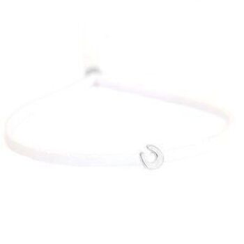 Bracelet porte-bonheur - argent blanc 2