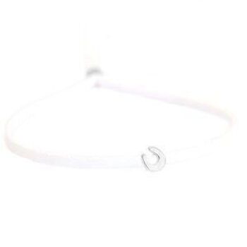 Bracelet porte-bonheur - argent blanc 1