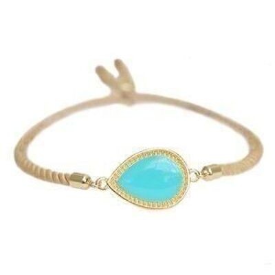 Bracelet Versailles turquoise gold