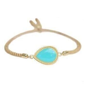 Bracelet Versailles or turquoise 1