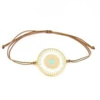 Pulsera sol oro