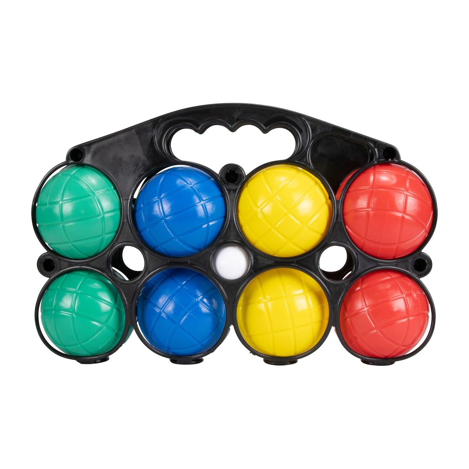 Gioco di bocce per bambini e adulti con 8 palle e rete per il trasporto, spiaggia, giardino, campeggio - 3014