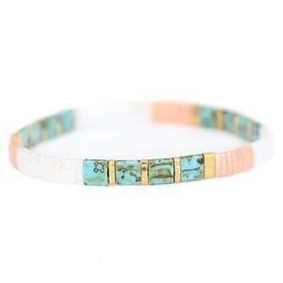 Bracelet pastel huître