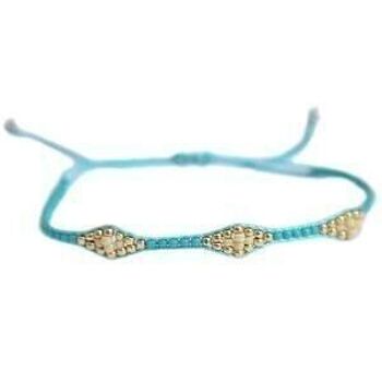 Bracelet miyuki Ibiza turquoise 4