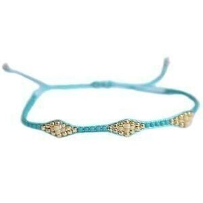 Pulsera miyuki Ibiza turquesa