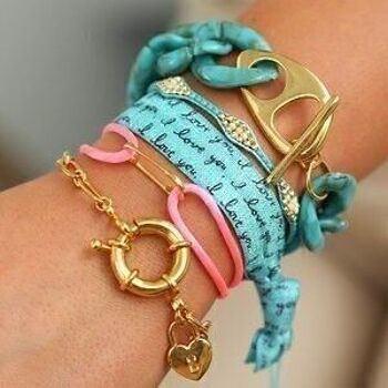 Bracelet miyuki Ibiza turquoise 2