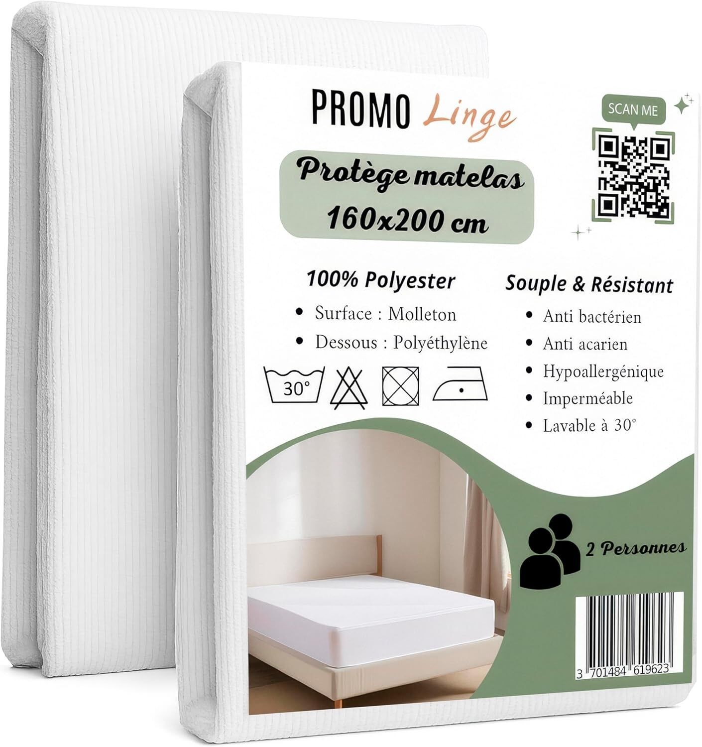 Protège matelas - 160x200cm