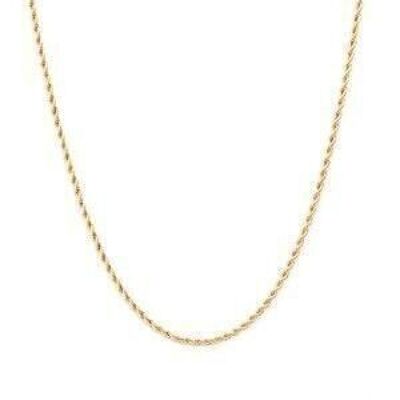 Necklace twisted gold