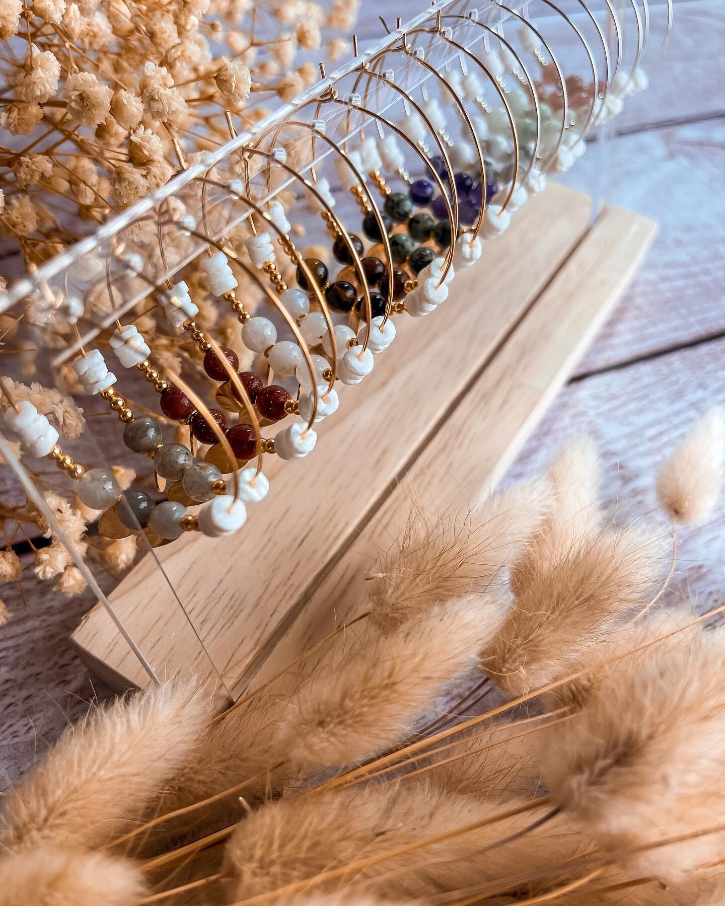 "Mineral Radiance" earrings