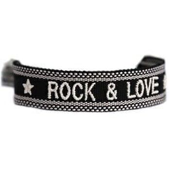 Bracelet tissé rock & love 3