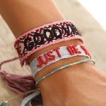 Just be you and Live your dream set de 2 bracelets 2