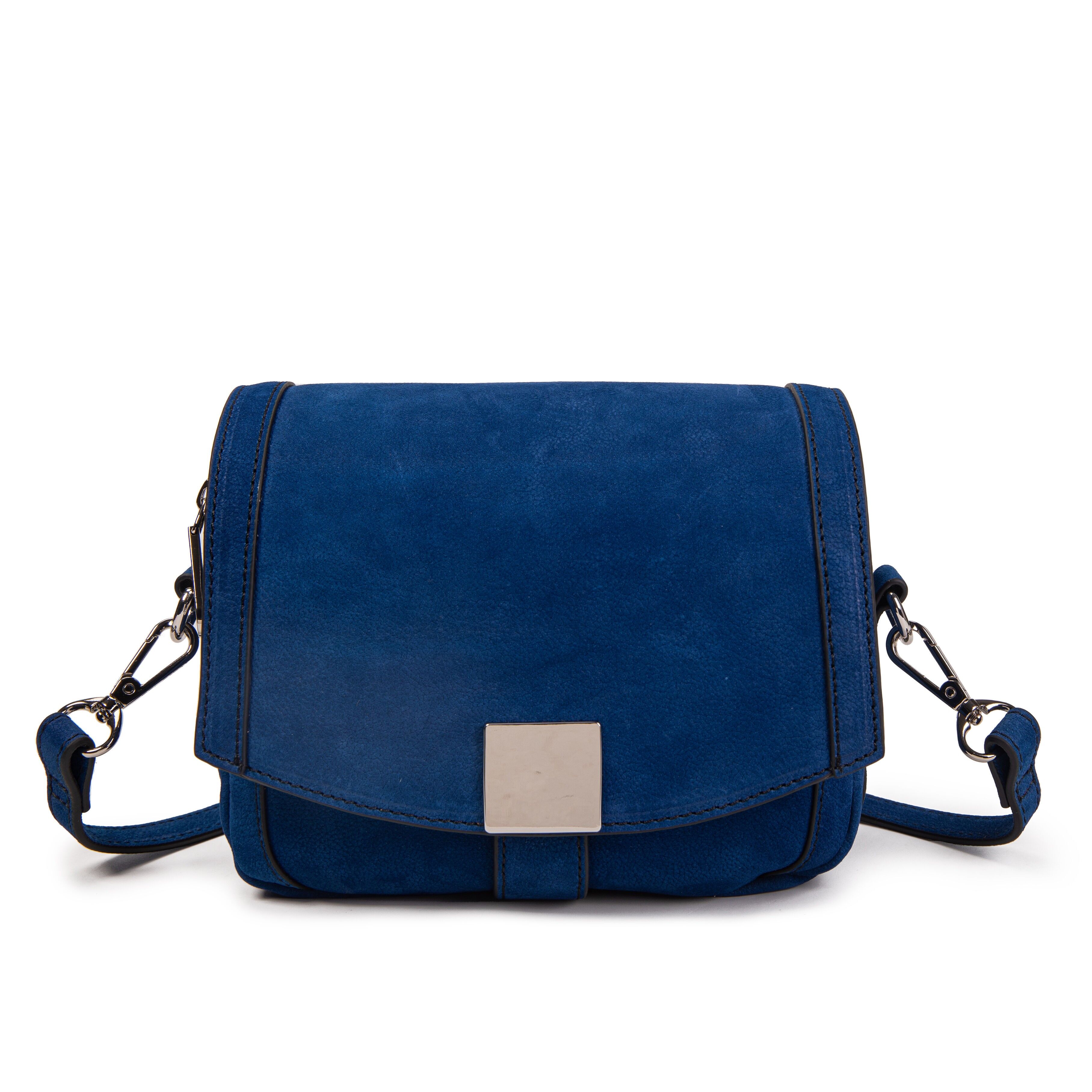 Adrielle blue leather shoulder bag