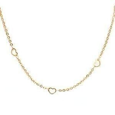 Necklace little heart gold