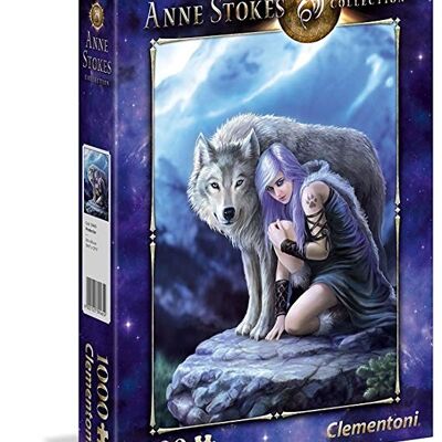 Clementoni 39465 - Protector - Rompecabezas de 1000 piezas - Colección Anne Stokes