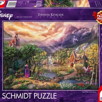 Biancaneve e la Regina - Puzzle 1000 pezzi - Collezione Thomas Kinkade
