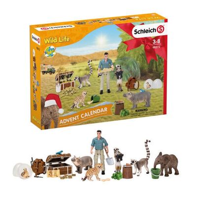Schleich 98272 - Calendario dell'Avvento Wild Life