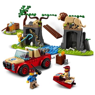 LEGO® City 60301 - Fuoristrada per il salvataggio degli animali (157 pezzi)