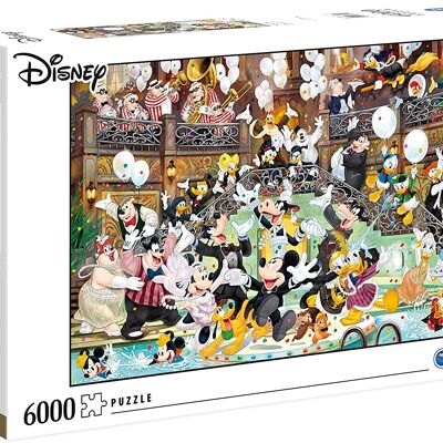 Clementoni 36525 - Disney Gala - Puzzle 6000 pièces - Collection Haute Qualité