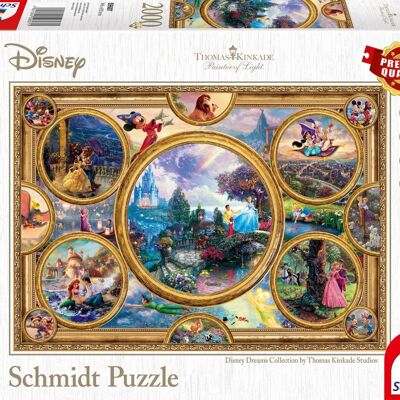 Disney, Collage de rêves - Puzzle 2000 pièces (Thomas Kinkade)